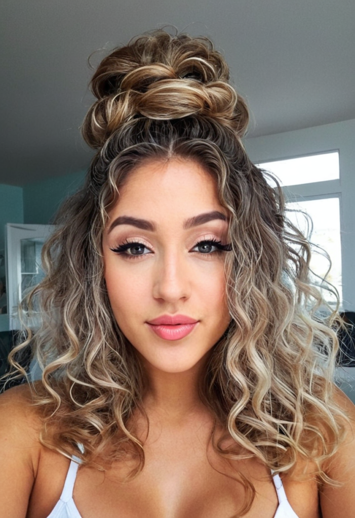 curly hairstyle