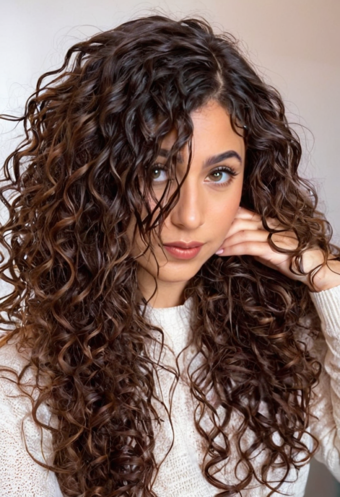 curly hairstyle