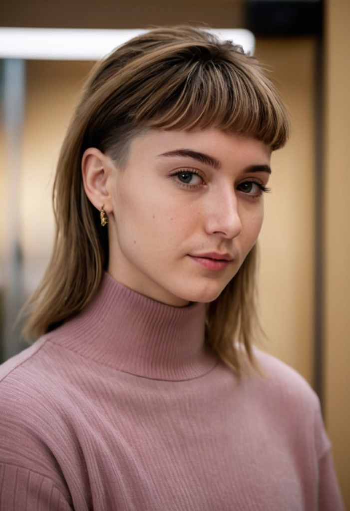 shoulder-length haircut