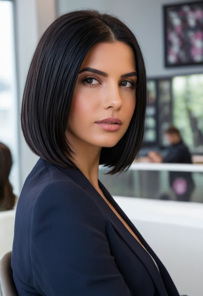 long bob haircut