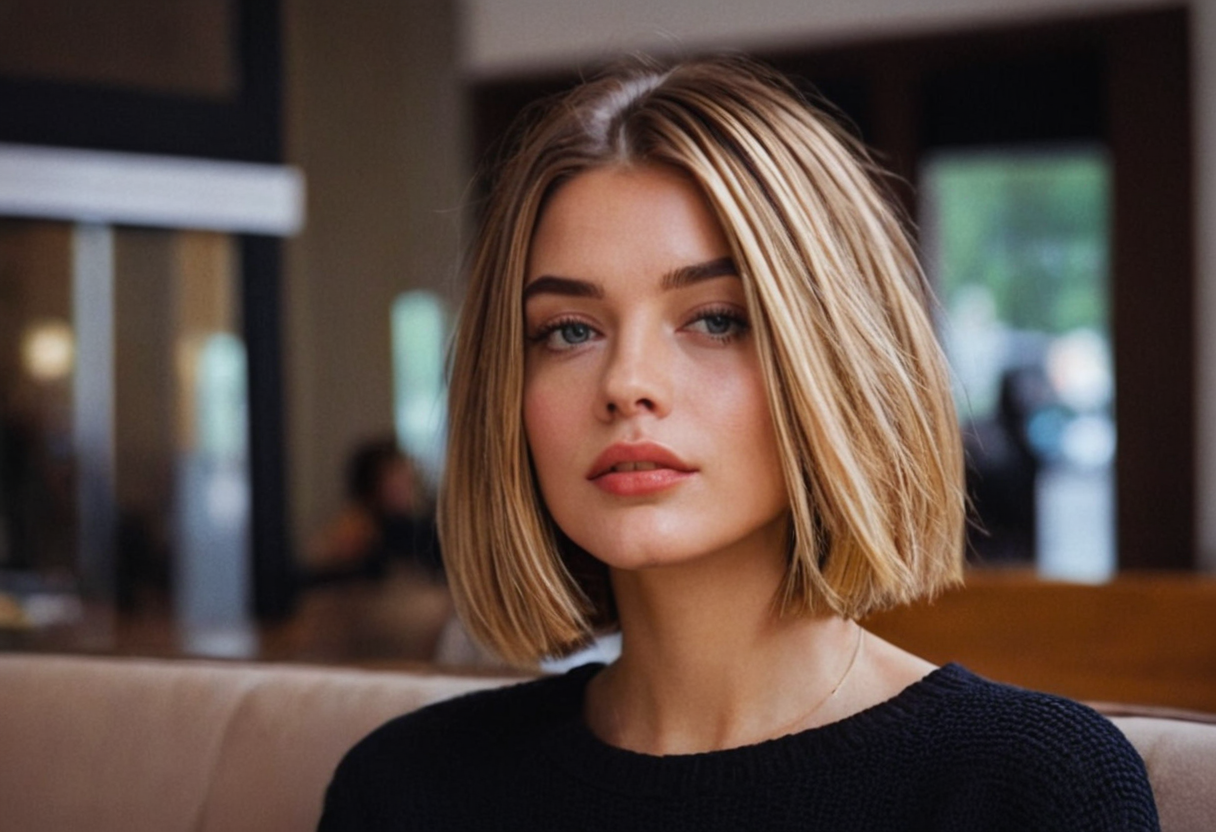 blunt cut bob